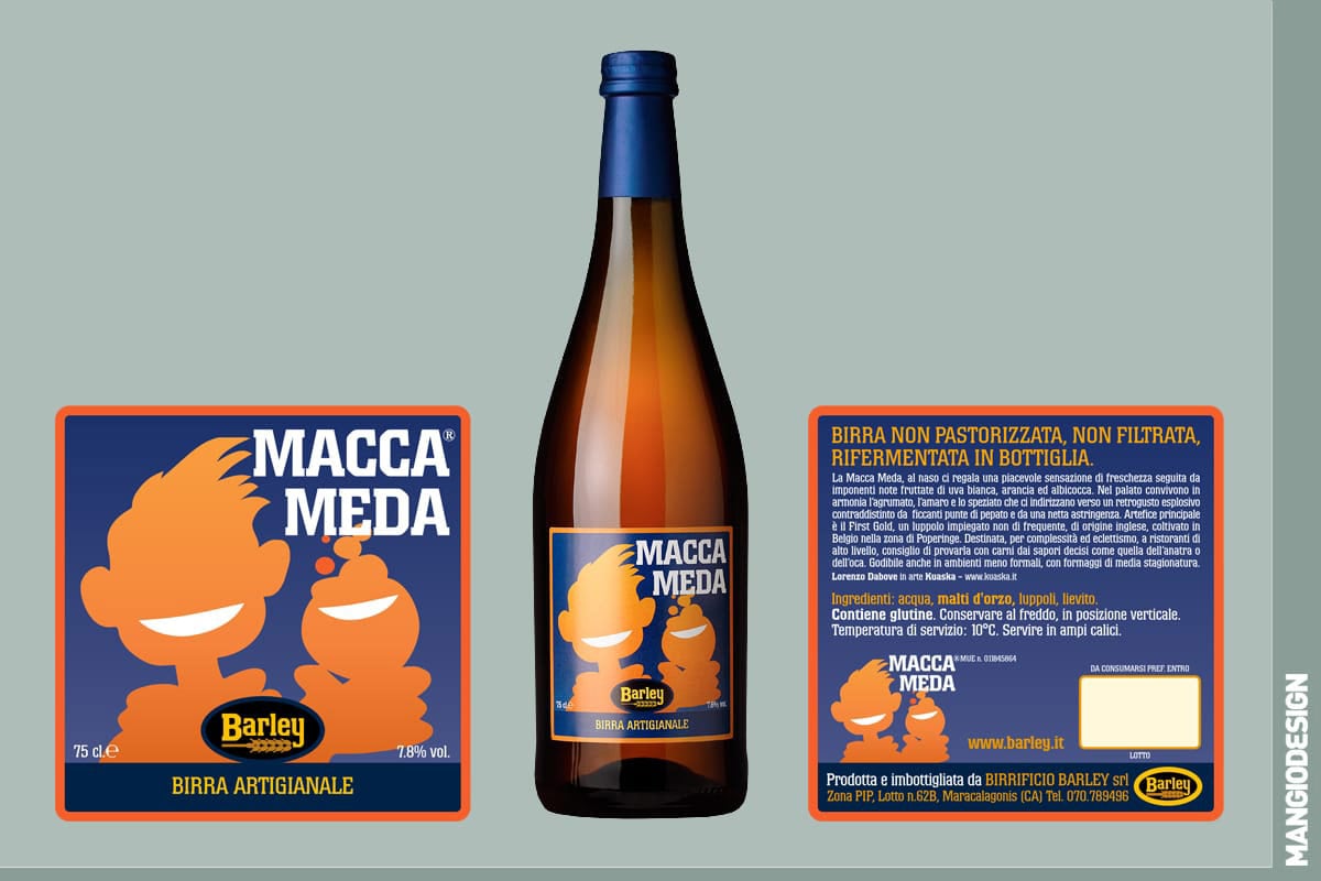 Birrificio Barley - etichetta Macca Meda