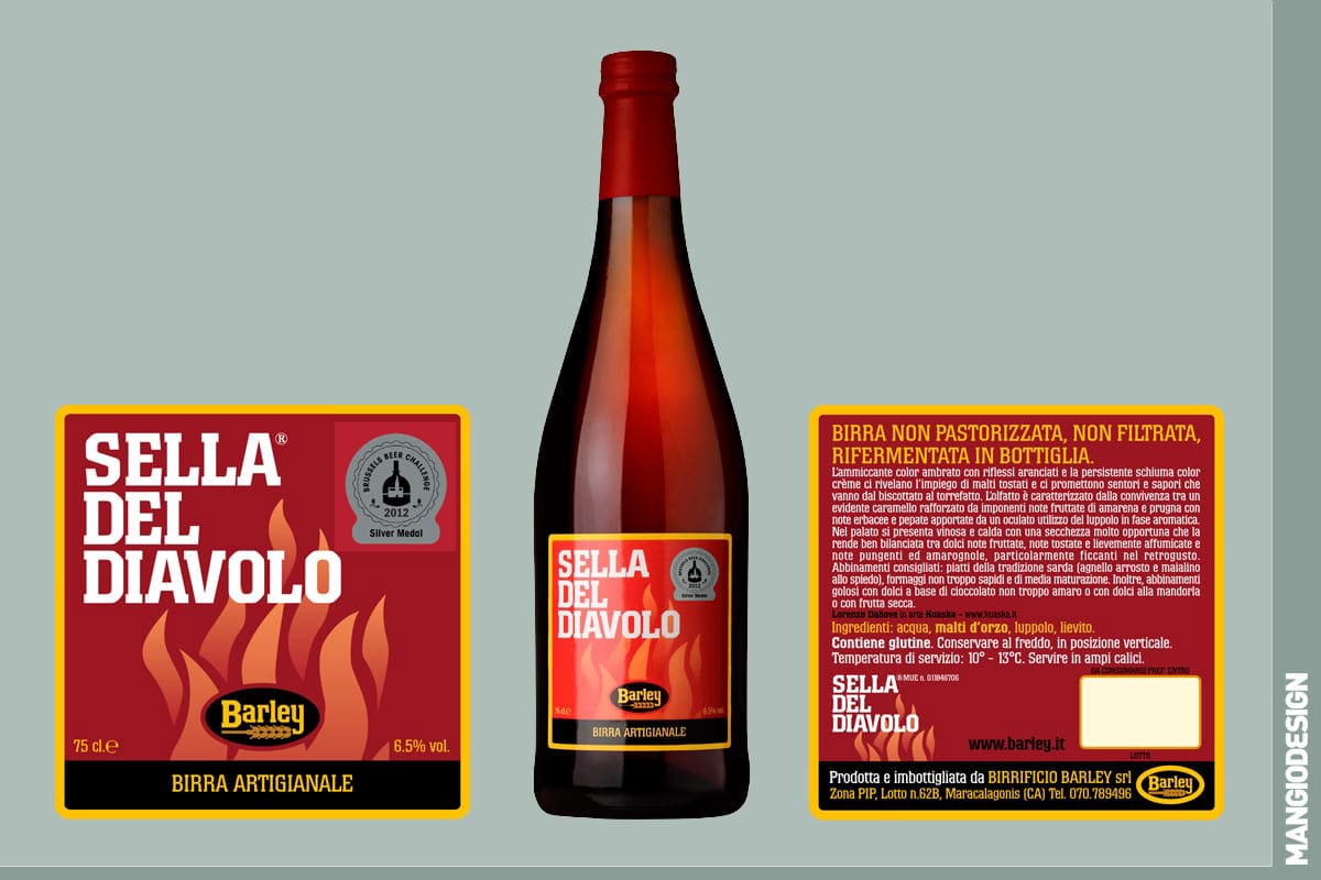 Birrificio Barley - etichetta Sella del Diavolo